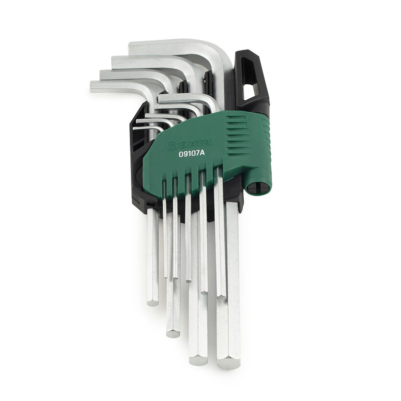 9件铬钒钢加长内六角扳手组套 SATA 09107A