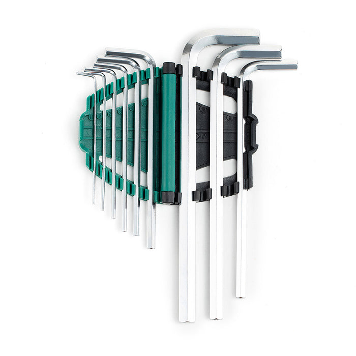 Bộ lục giác dài, hệ mét SATA 09107, 9 chi tiết