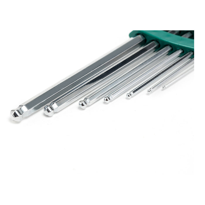 Bộ lục giác đầu bi thân dài hệ mét 7 chi tiết SATA 09109