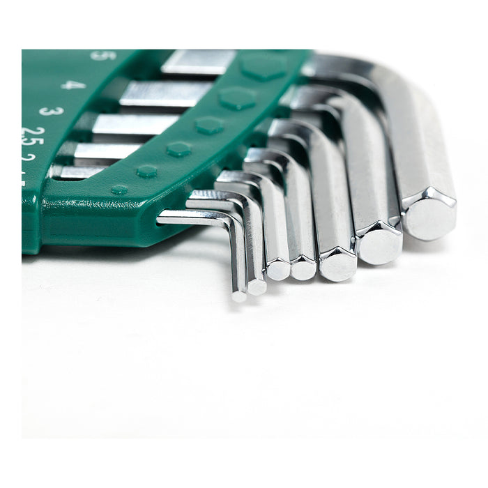 Bộ lục giác đầu bi thân dài hệ mét 7 chi tiết SATA 09109