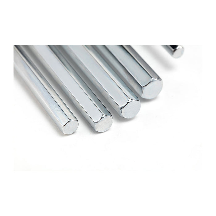 Bộ lục giác dài, hệ mét SATA 09110, 10 chi tiết