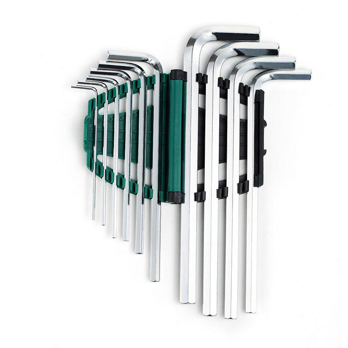 Bộ lục giác dài, hệ mét SATA 09110, 10 chi tiết