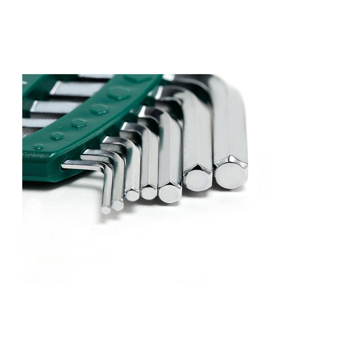 Bộ lục giác dài đầu bi, hệ mét SATA 09113, 7 chi tiết