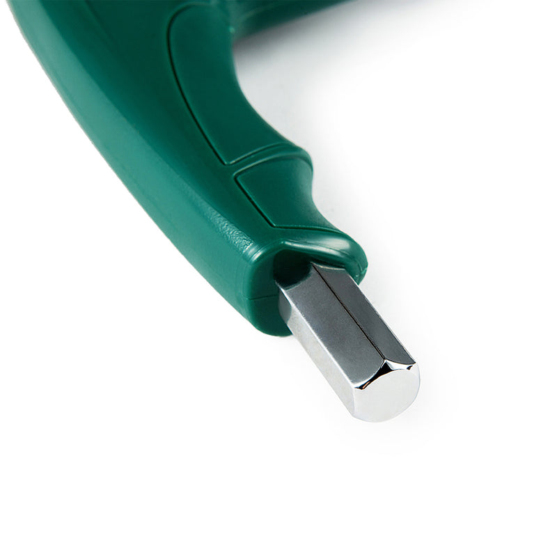 Bộ lục giác đầu bi 9 chi tiết, tay cầm chữ T, Chất liệu bằng thép SVCM SATA 09117