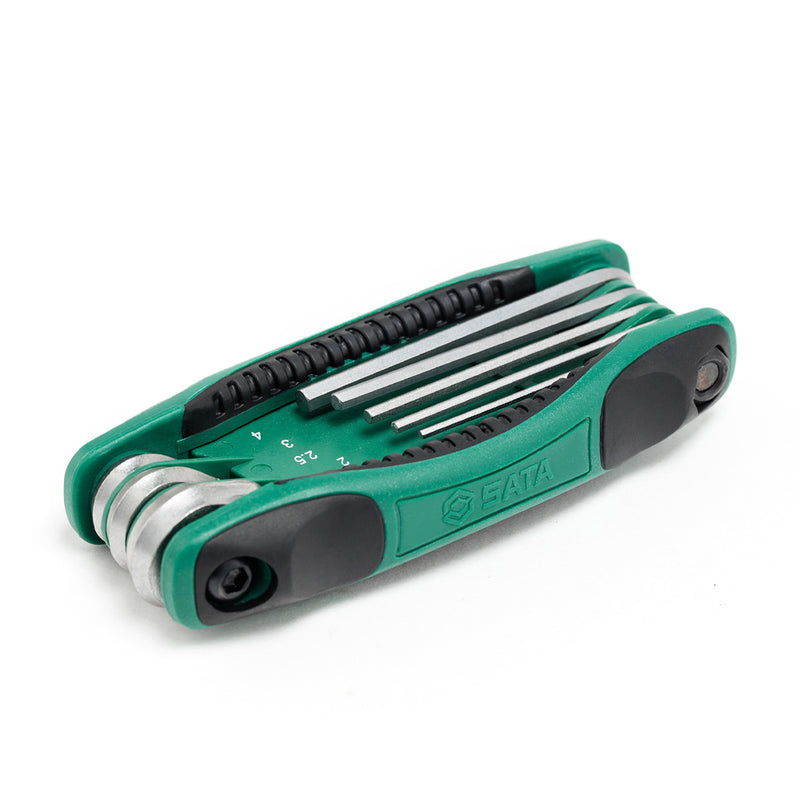 8件折叠式内六角扳手组套 SATA 09121