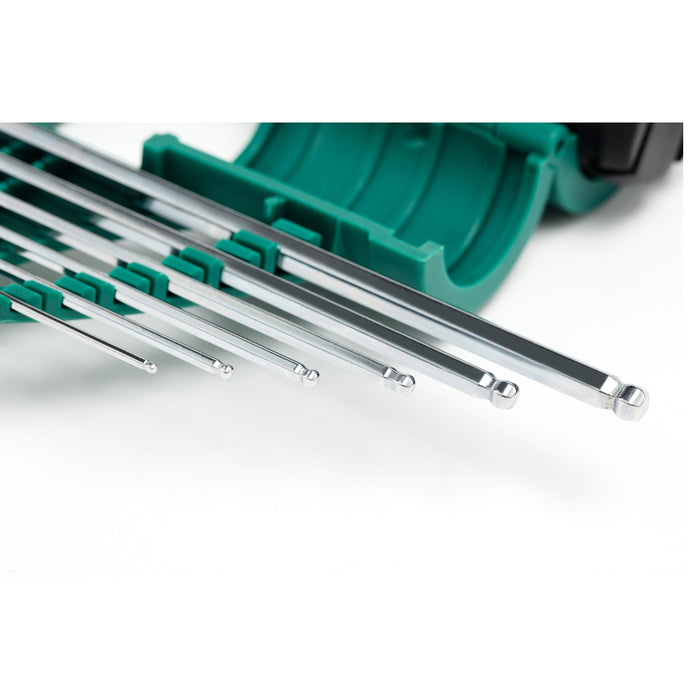 Bộ lục giác đầu bi loại dài 9 chi tiết  hệ mét SATA 09124