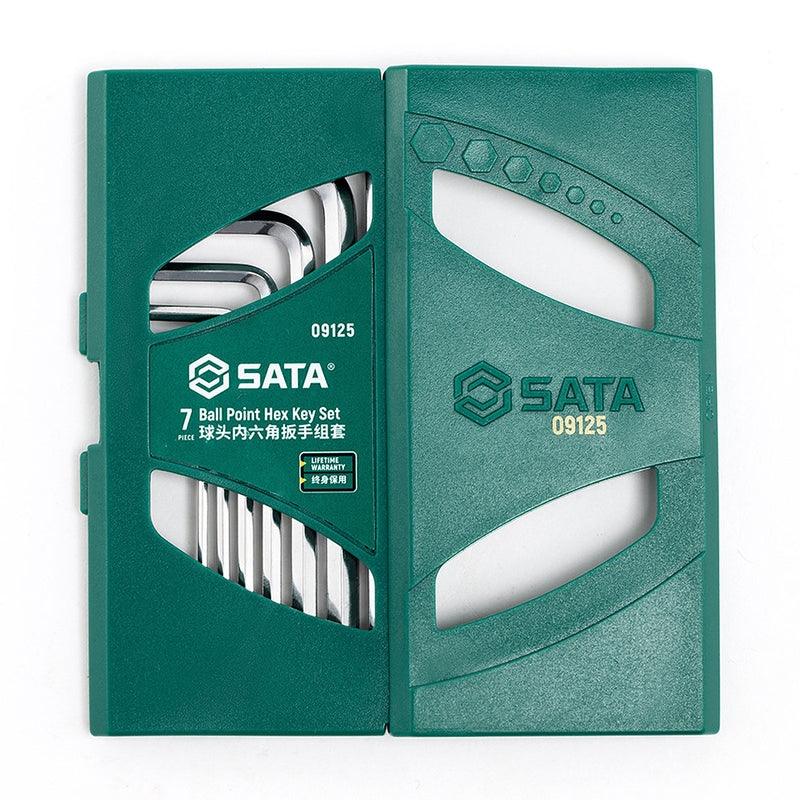 7本組 ボールポイント六角レンチセット SATA 09125