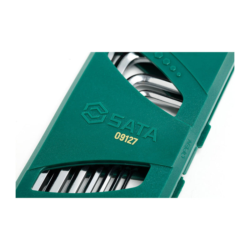 Bộ lục giác, hệ mét 7 chi tiết SATA 09127 kích thước từ 1.5mm - 6mm