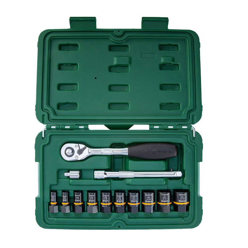 13PC. 1/4インチおよび3/8インチシリーズボルトバイター Set SATA 09137