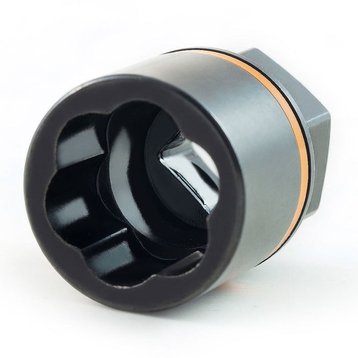 Bộ đầu tuýp 13 chi tiết SATA 09137 gồm cốt 1/4 inch và 3/8 inch,  hàm kiểu Bolt-biter mở bu lông hình bông hoa 6 cạnh