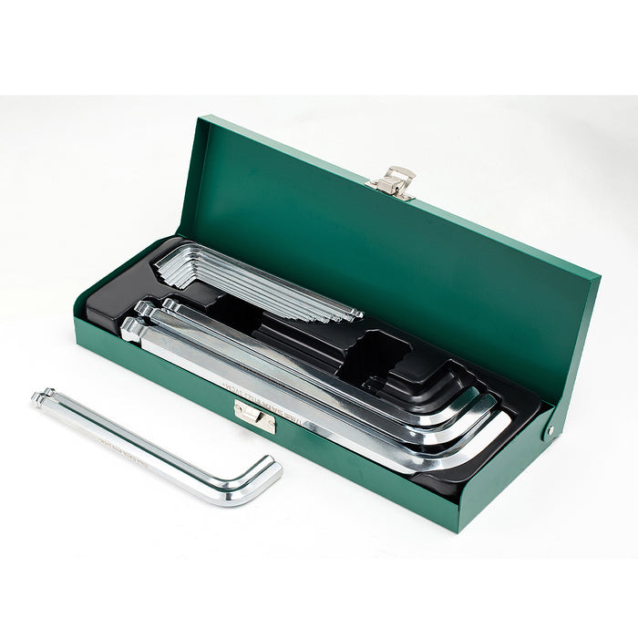 Bộ lục giác đầu bi 14 chi tiết loại dài bằng thép SVCM SATA 09141