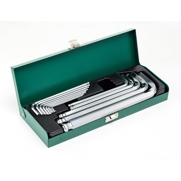 14Pc. Long Arm Ball Point Hex Key Set SATA 09141