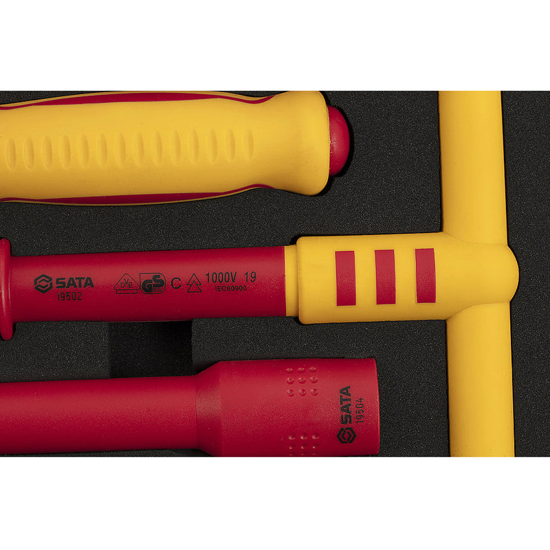 Bộ đầu tuýp cách điện 1/2 inch , đầu 6 cạnh, 20 chi tiết SATA 09267