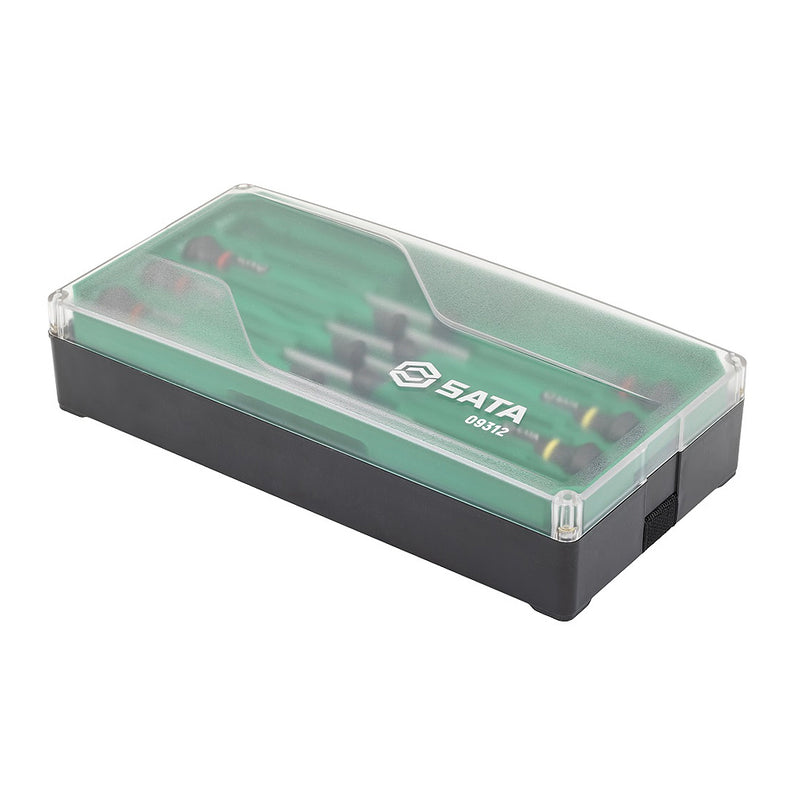6件一字、十字微型螺丝批组套 SATA 09312
