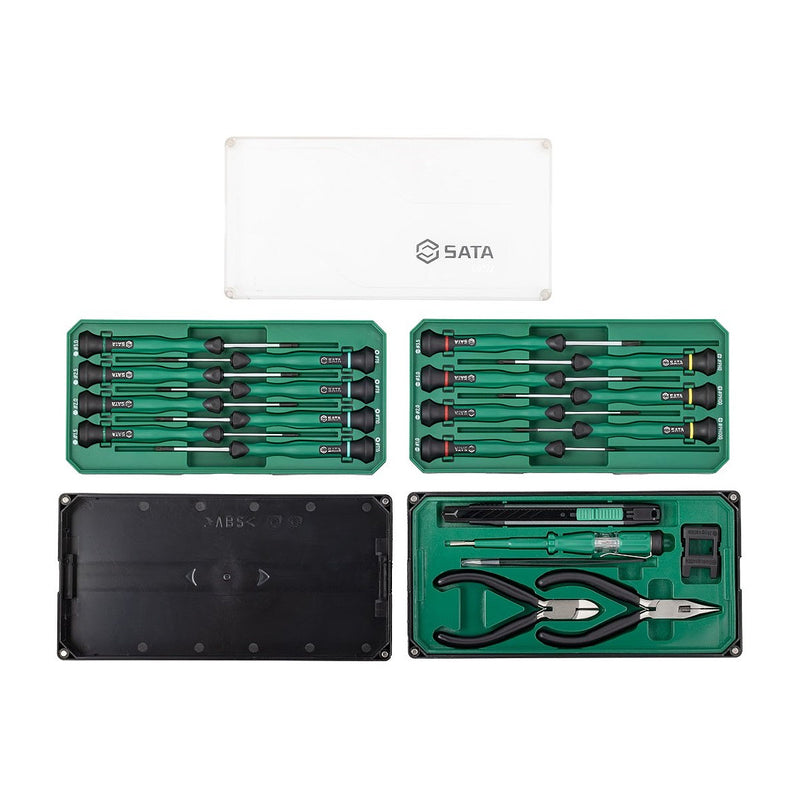 21個電子工具セット SATA 09322