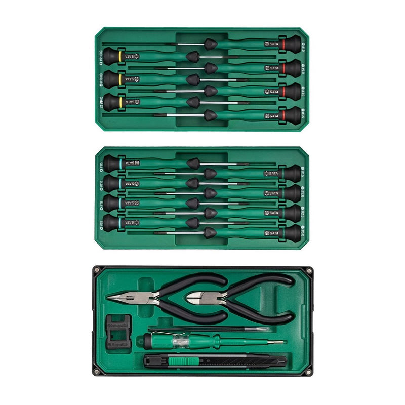 21個電子工具セット SATA 09322