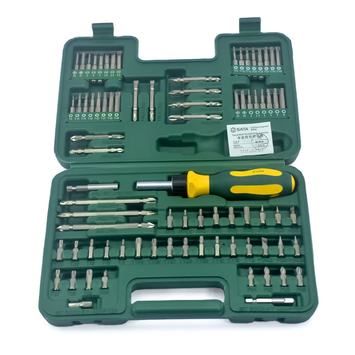 Bộ đầu tuýp 80 chi tiết cần tự động cần 1/4inch SATA 09326