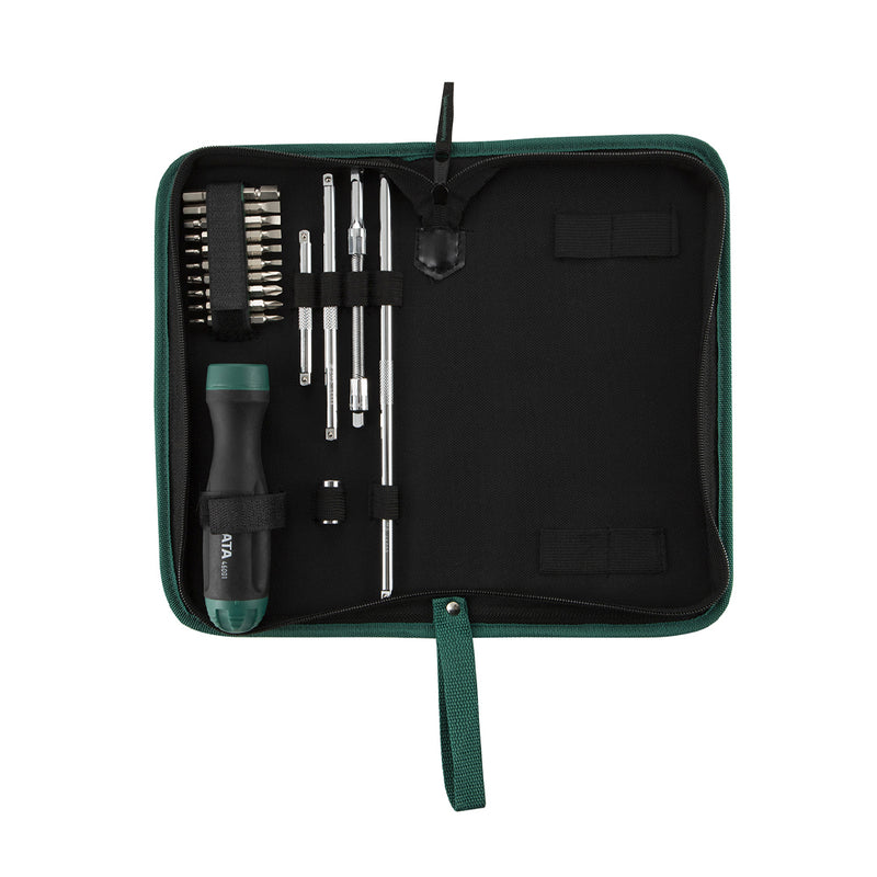 Bộ tuốt nơ vít cần tự động 26 chi tiết SATA 09343