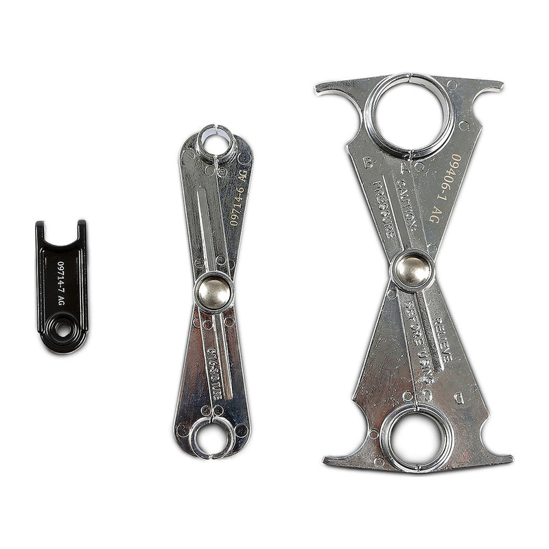 Bộ dụng cụ tháo đầu nối ống nhiên liệu & điều hòa SATA 09406 3 chi tiết, thép hợp kim, mạ chống ăn mòn, tháo nhanh đầu nối xe ô tô.