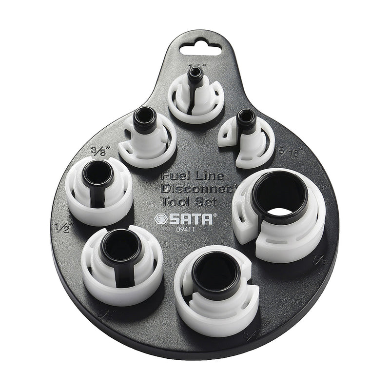 Bộ dụng cụ tháo đầu nối ống nhiên liệu & điều hòa SATA 7 chi tiết, 09411, tháo lắp nhanh chóng, không hư hại, nhiều kích cỡ 6-22mm.