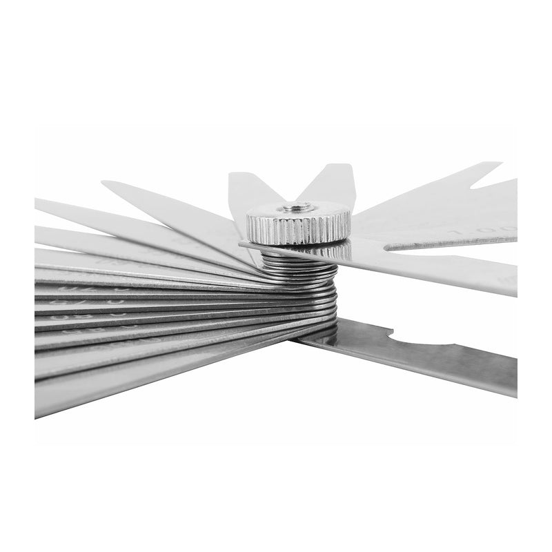 Bộ thước lá 23 chi tiết SATA 09415. Chất liệu thép Mangan.