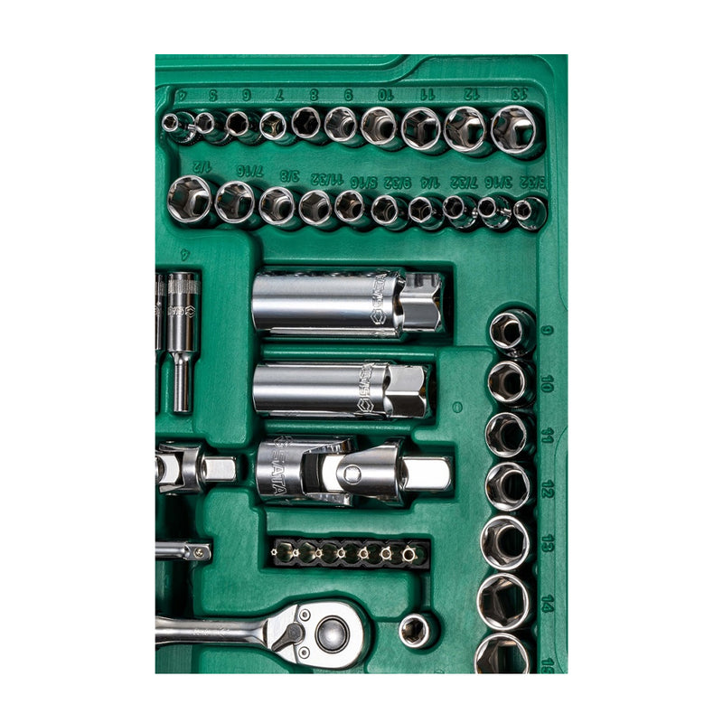 150個入り 1/4インチ & 3/8インチ & 1/2インチ ドクターマスターツールセットSATA 09510