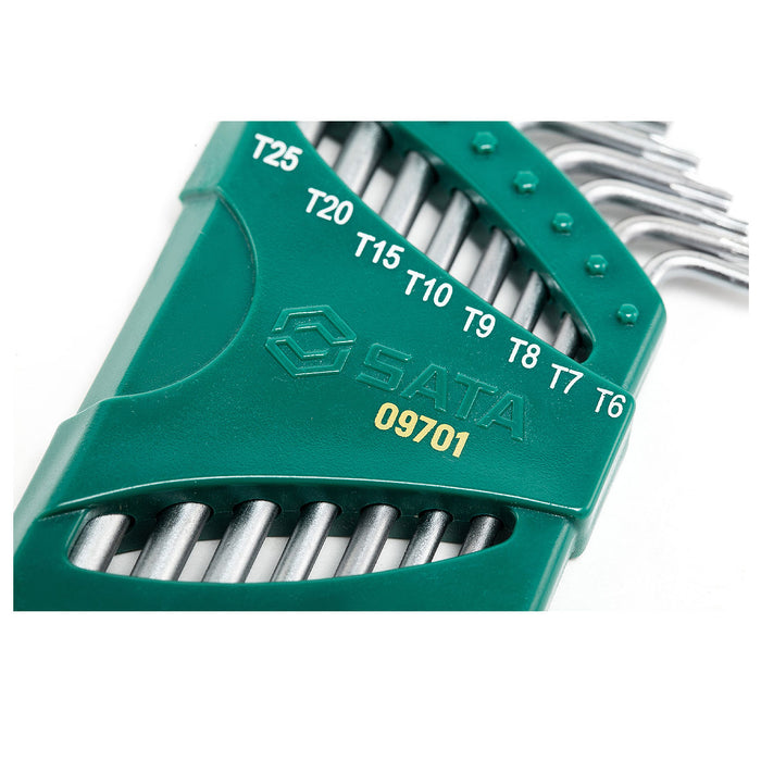 Bộ lục giác sao loại dài 8 chi tiết SATA 09701