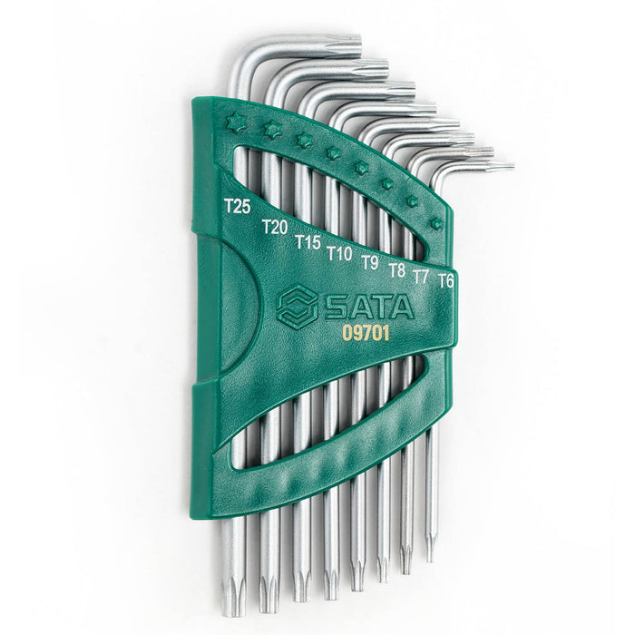 Bộ lục giác sao loại dài 8 chi tiết SATA 09701