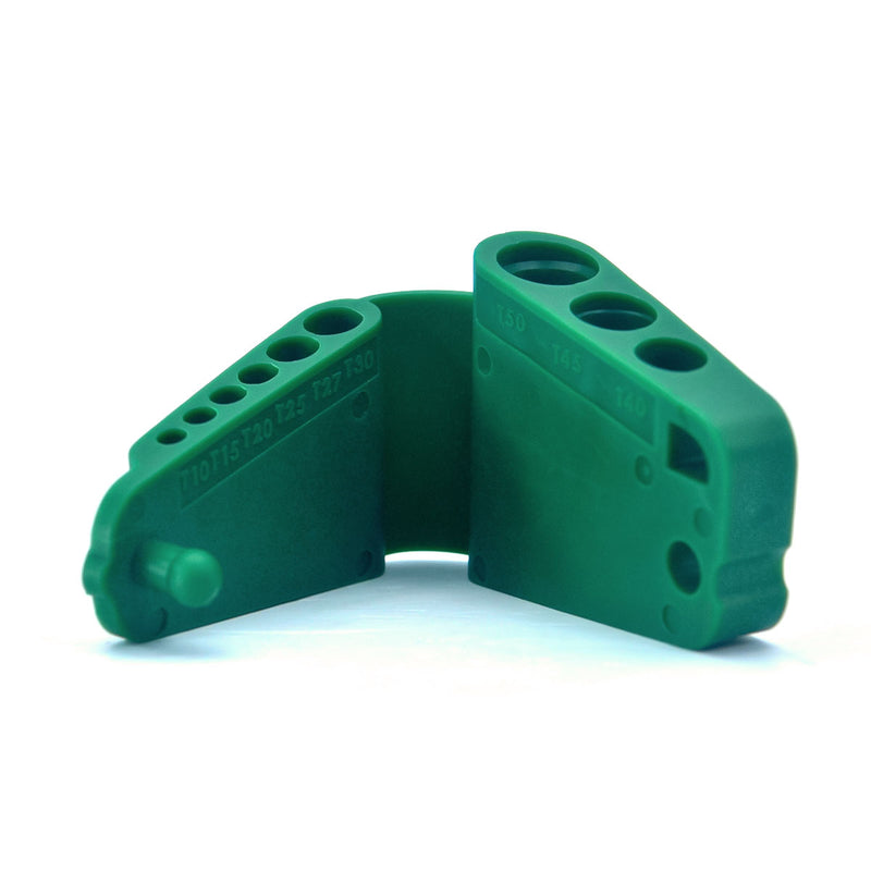 彩虹系列9件特长中孔花形扳手组套 09702CH