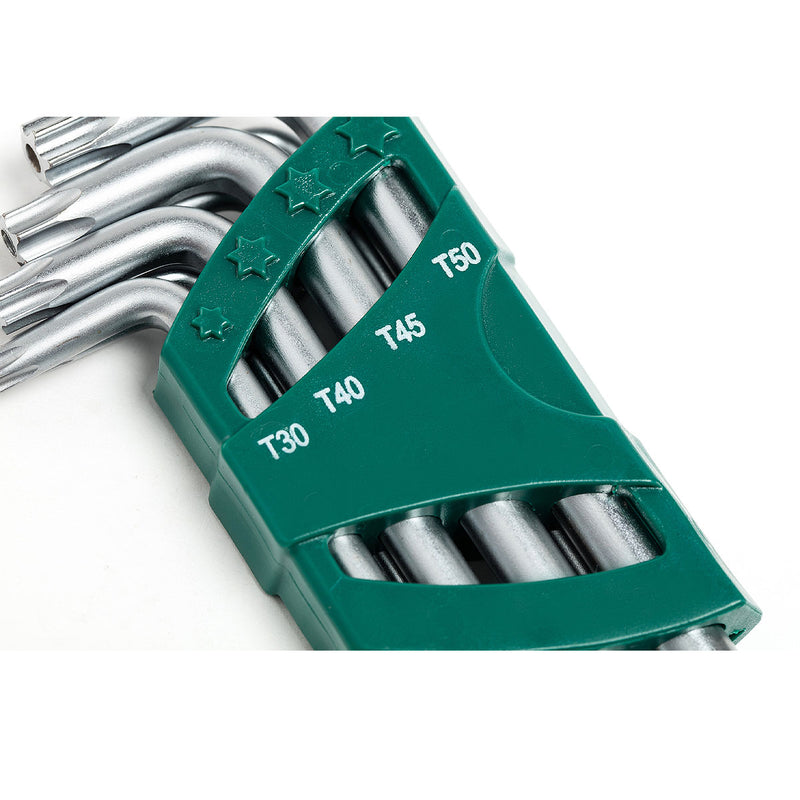 9件加长中孔花形扳手组套 SATA 09702