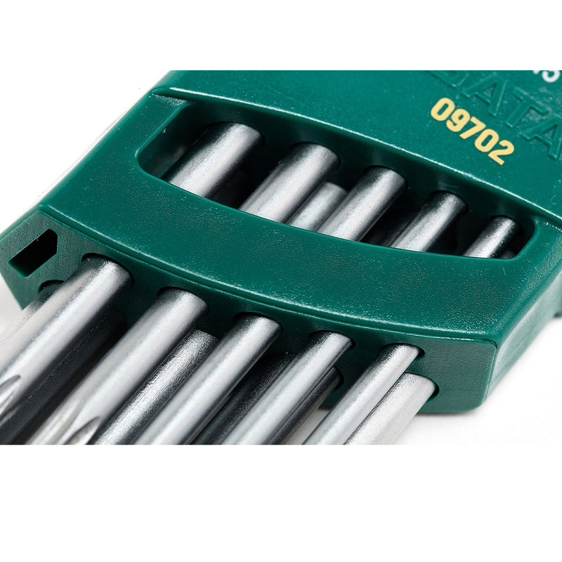 9件加长中孔花形扳手组套 SATA 09702