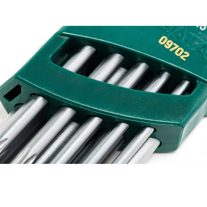 Bộ lục giác sao loại dài 9 chi tiết SATA 09702