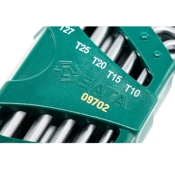 Bộ lục giác sao loại dài 9 chi tiết SATA 09702