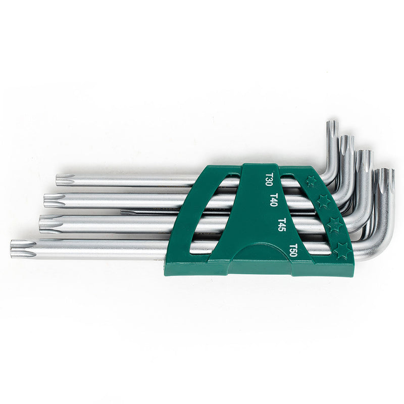 9件加长中孔花形扳手组套 SATA 09702