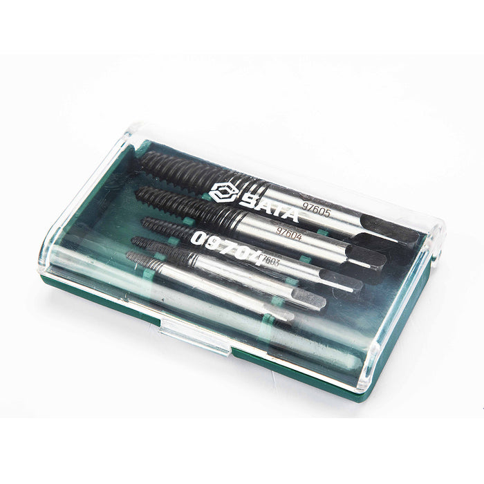 Bộ taro lấy ốc gãy 5 chi tiết độ cứng đạt chuẩn HRC58-60  SATA 09704