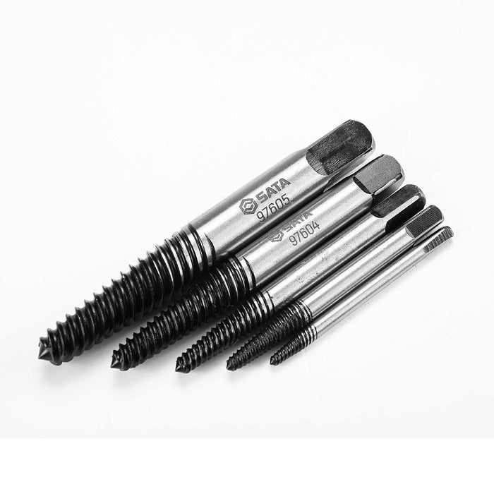 Bộ taro lấy ốc gãy 5 chi tiết độ cứng đạt chuẩn HRC58-60  SATA 09704