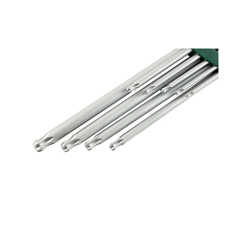 Bộ lục giác sao đầu bi, 9 chi tiết SATA 09716 kích thước từ T10 - T50