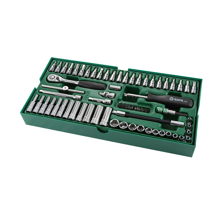63Pc. 1/4 inch Dr. Socket Set 1/4 inch SATA 09901
