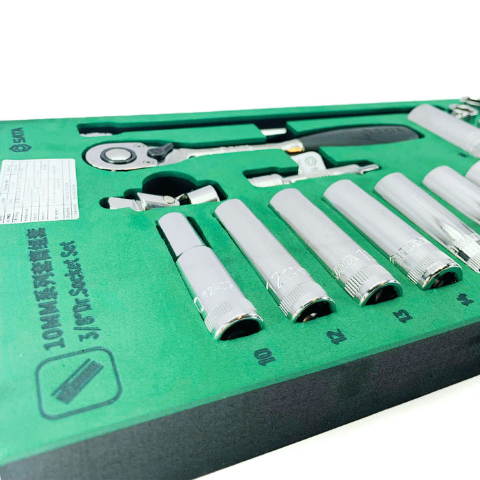 Bộ khay đầu tuýp 33 chi tiết 3/8inch SATA 09902