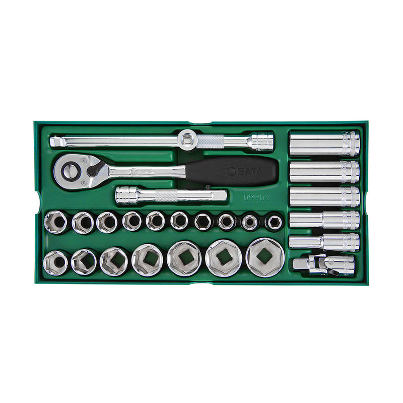 27個 1/2インチ ドクターソケットセット SATA 09903