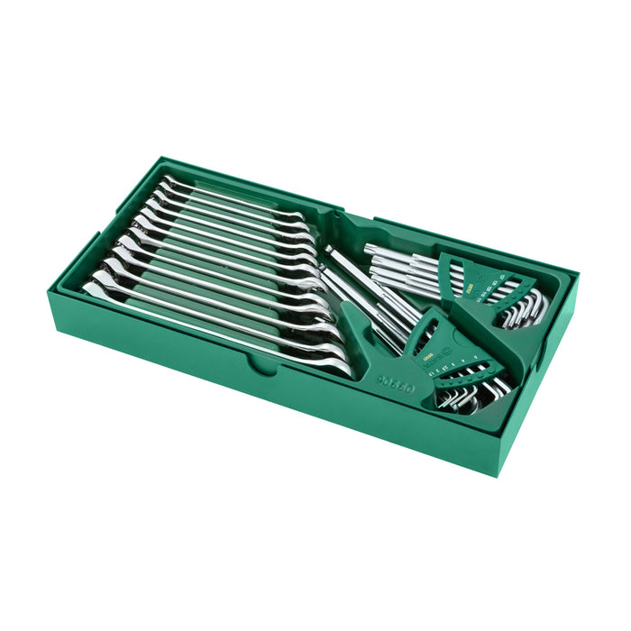 23点コンビネーションレンチと六角キーセット SATA 09906