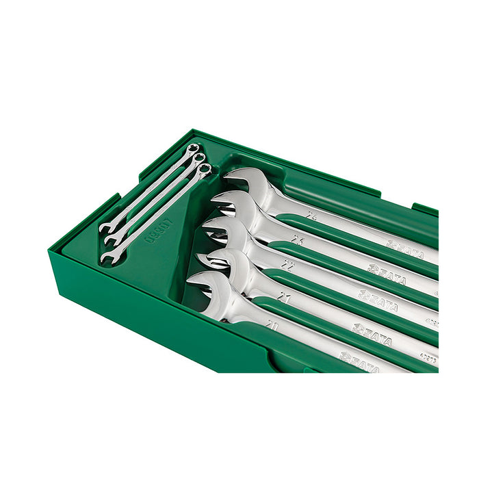 8点セット フルポリッシュコンビネーションレンチトレイセット SATA 09907