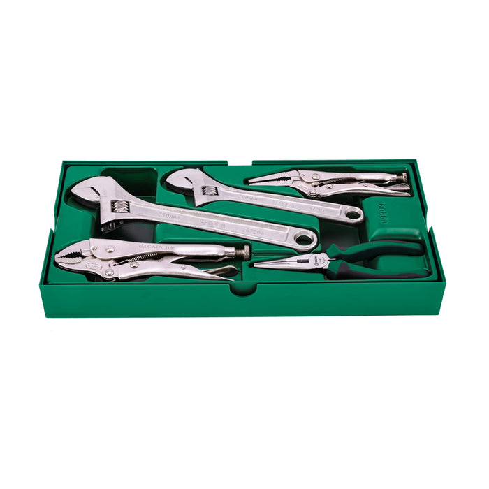 Bộ khay mỏ lết và kìm 5 chi tiết SATA 09909