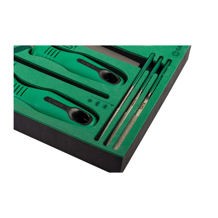 Khay đựng dũa 8 chi tiết bỏ khay tủ đồ nghề SATA 09910A