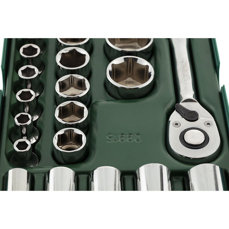 26Pc. 1/2 inch Dr. Socket Tray Set SATA 09915