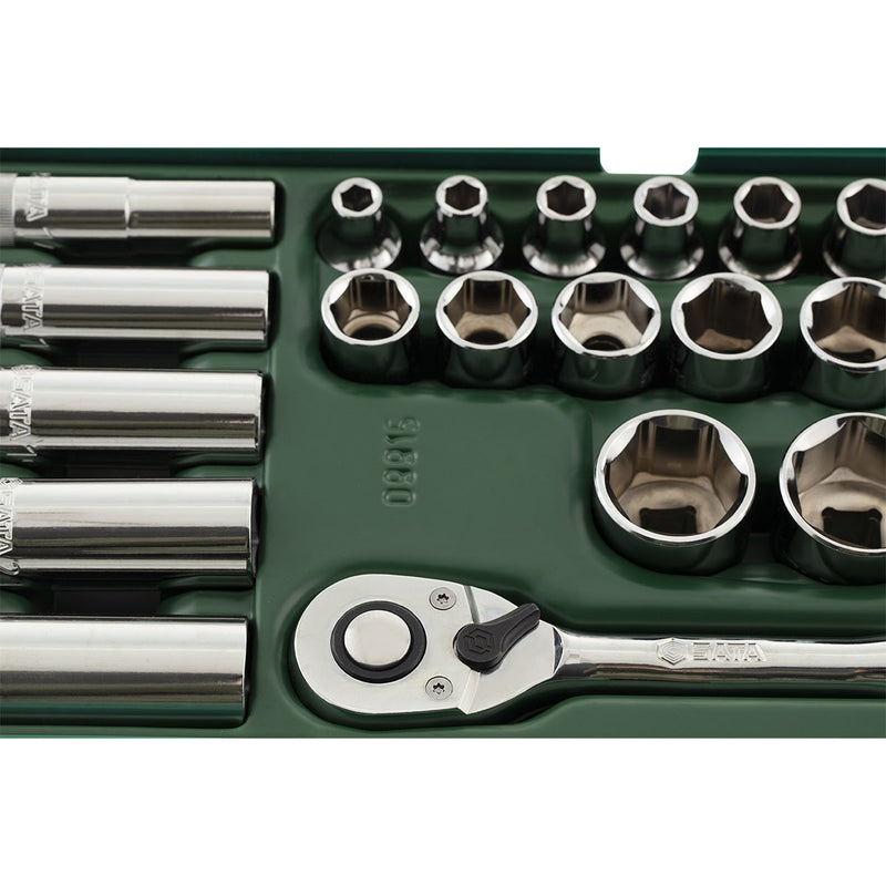 26Pc. 1/2 inch Dr. Socket Tray Set SATA 09915