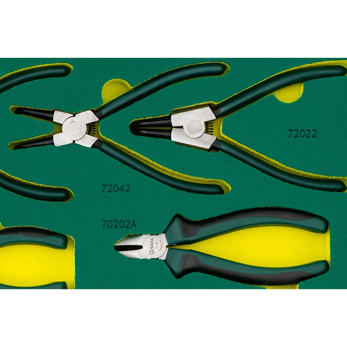 Bộ khay dụng cụ 157 chi tiết SATA 09919 chuyên dùng cho garage ô tô