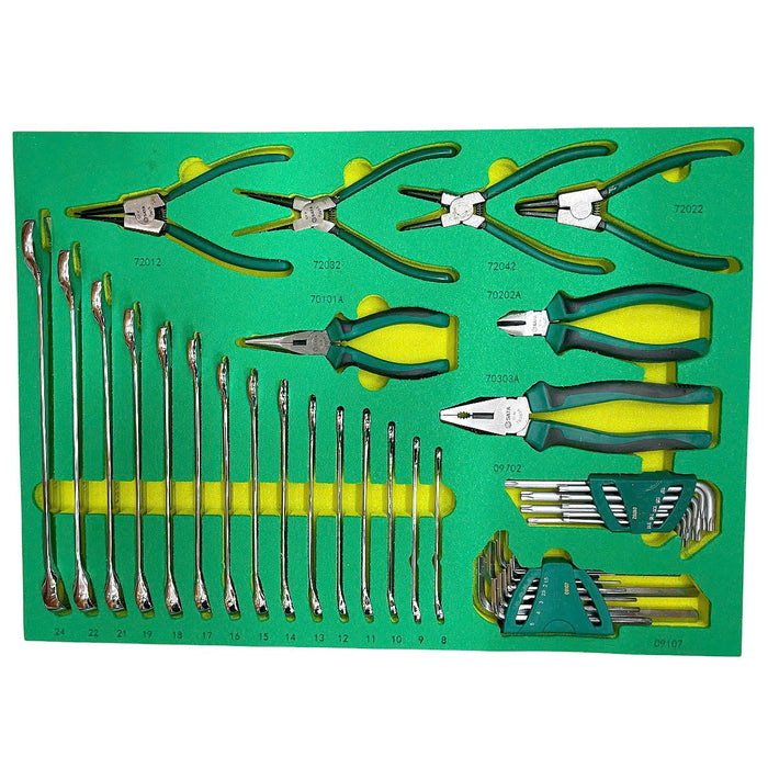 Bộ dụng cụ 121 chi tiết SATA 09922