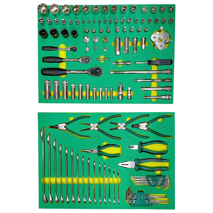 Bộ dụng cụ 121 chi tiết SATA 09922