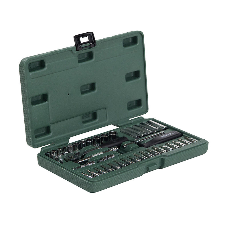 Bộ đầu tuýp Dr.Socket 1/4inch 42 chi tiết SATA 09943